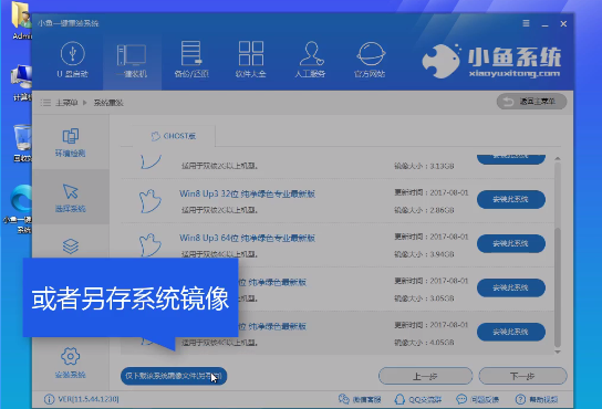 小鱼重装系统大师进行装机操作的相关教学