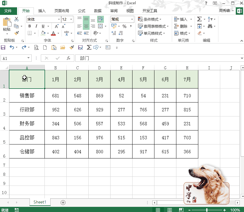 分享几个设置Excel表头的技能，大神都知道