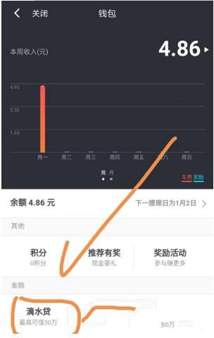 滴滴车主专属借贷中心：滴水贷，只有有贡献的车主才能用