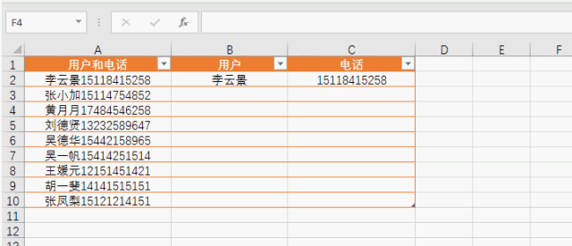 处理Excel数据少不了CTRL+E，就是这么好用！