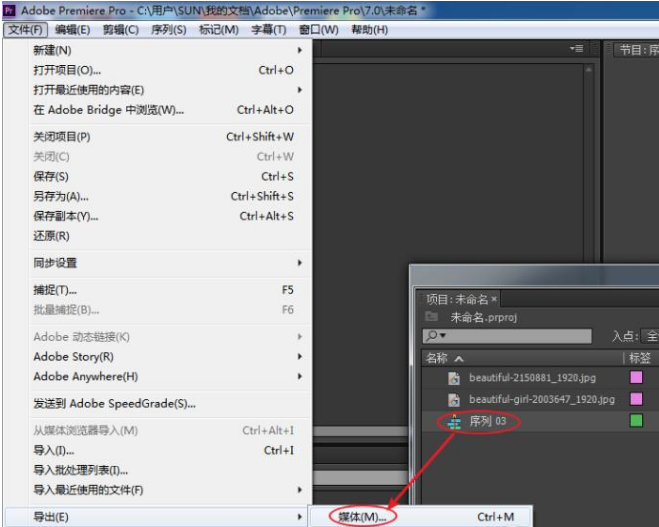 Premiere制作视频转场效果的方法介绍