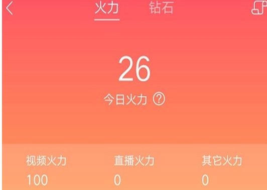 火山小视频中火力结算规则介绍
