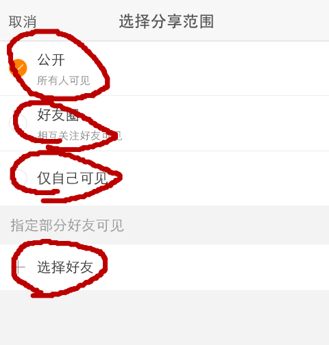 手机微博设置不让他人看到博文消息的图文方法