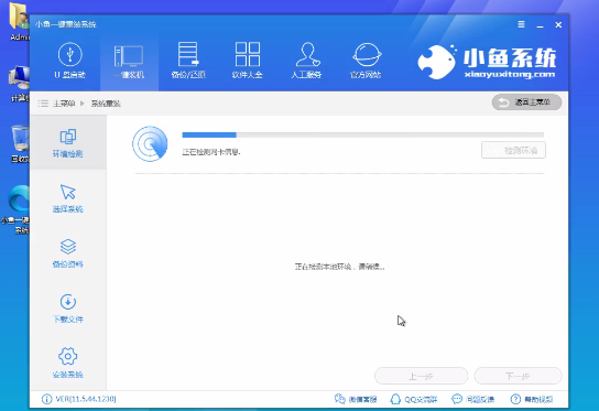 小鱼重装系统大师进行装机操作的相关教学