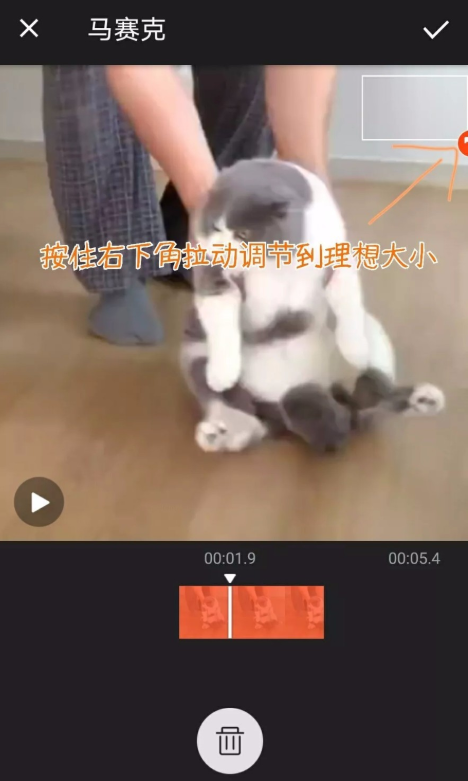 手机视频中的水印标志怎么删了