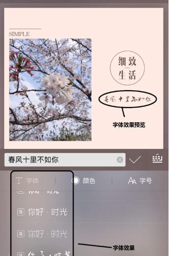 小清新式图文编辑工具—简拼，教你怎么添加文字