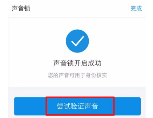 支付宝声音锁功能上线，又一重安全保护