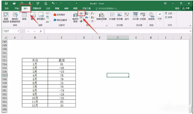 Excel背离式图表怎么制作