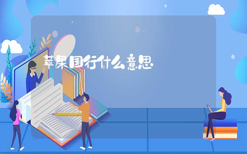 苹果国行什么意思
