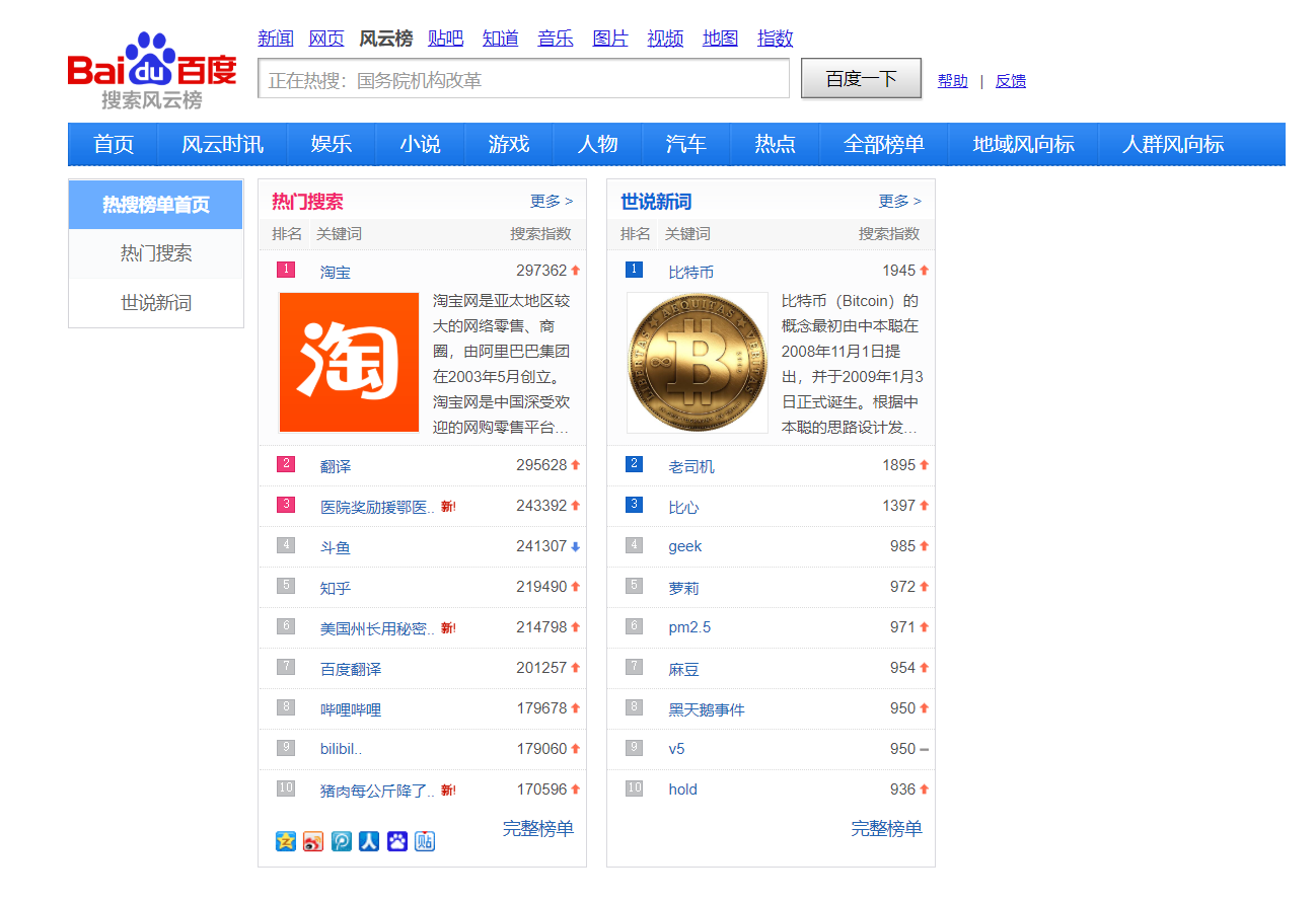 热搜榜在哪里找