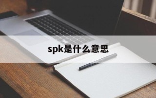 spk是什么意思