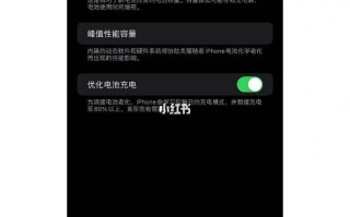 苹果电池健康怎么保持