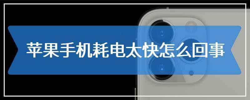 为什么苹果手机耗电那么快-第1张图片-王尘宇